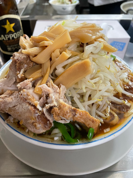 「ラーメン(二郎系)」@中華そば みたかの写真