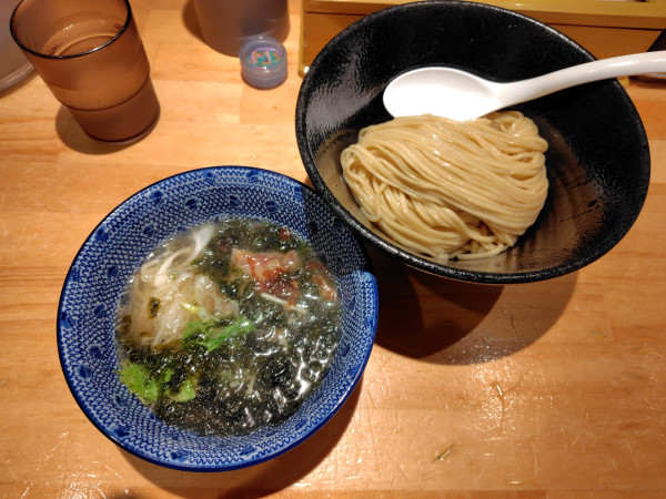 「塩つけ麺1200円」@麺家 たけ田の写真