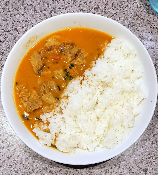 「セットのチキンカレー 500円」@ネワ屋の写真