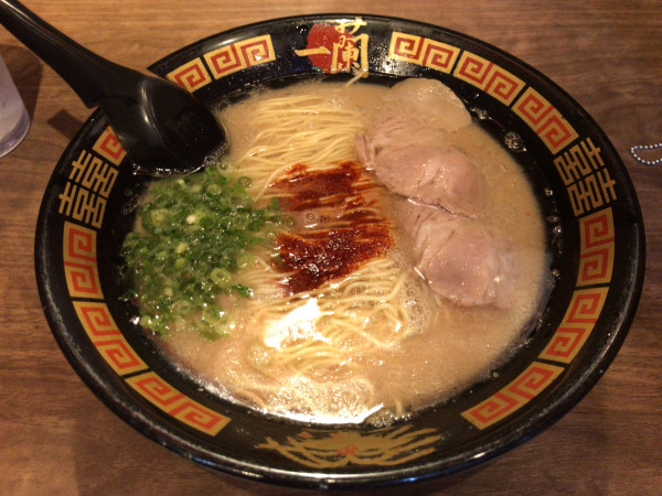 「天然とんこつラーメン 980円」@一蘭 東大宮店の写真