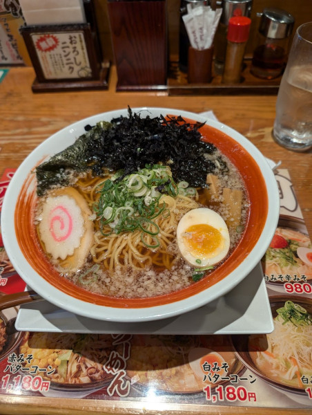 「芝磯のりラーメン」@越後秘蔵麺 無尽蔵 しながわ家の写真