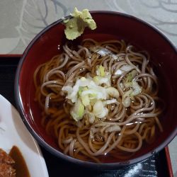 ミニ冷蕎麦とカツカレー 950円