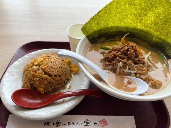 「江戸前味噌らーめん　￥９５０」@麺場 田所商店 大府PA(下り)店の写真