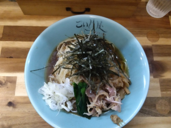 「冷やしシャモそば(950円)」@仙臺自家製麺こいけ屋分店 綠栽の写真