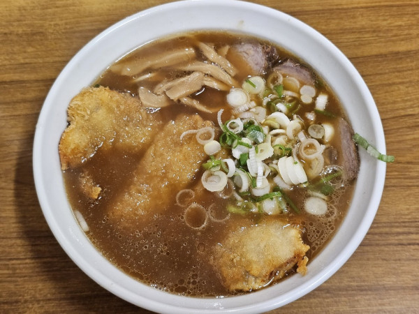 「カツそば　1200円」@浅月 本店の写真