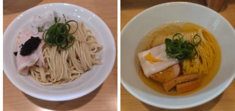 「淡麗塩そば¥900+トリュフの和え玉(塩)¥500-」@「七色の落書き」の写真