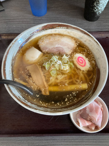 「わこんらーめん(しょうゆ) ラーパス 味玉」@麺匠えにしの写真