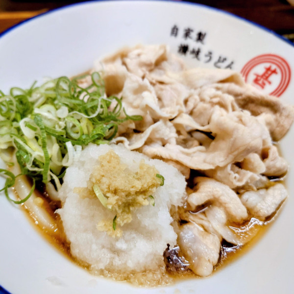 「肉おろしうどん」@うどん甚三の写真