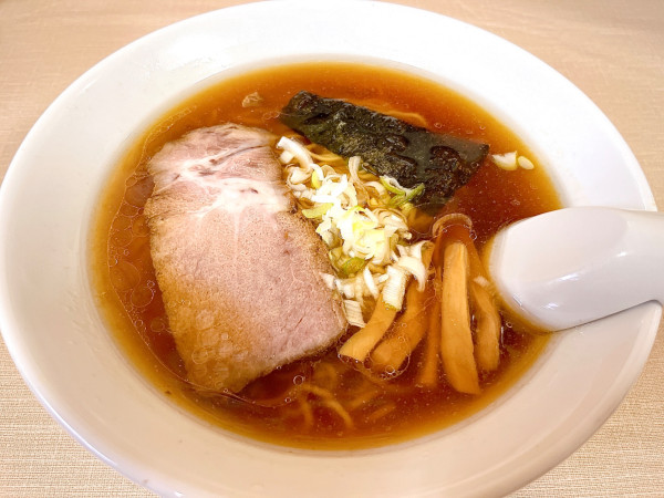 「昔ながらの中華そば　細麺（750円）」@寺カフェ 中華そば水加美の写真
