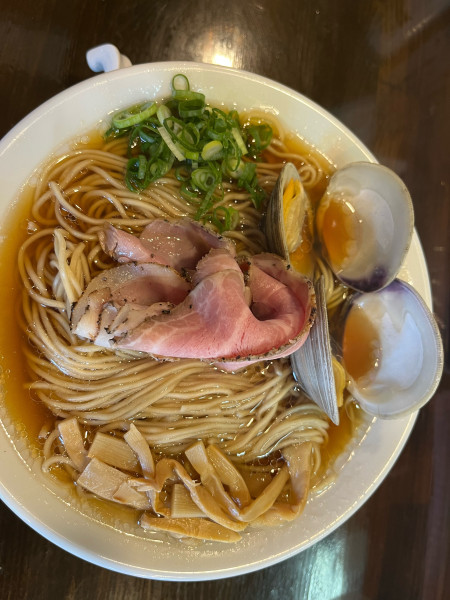 「貝醤油」@ラゥメン大地の写真