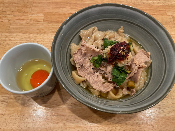 「手打ちスタミナ」@だしと麺 遊泳の写真