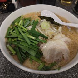 味噌ラーメン➕生ニラ