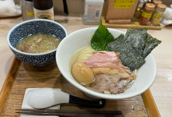 「【限定】冷やし特製昆布水つけ麺（塩）¥1600」@煮干しつけ麺 宮元の写真
