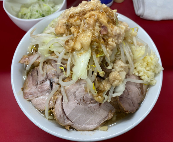 「小豚ラーメン  ねぎ」@ラーメン二郎 神田神保町店の写真