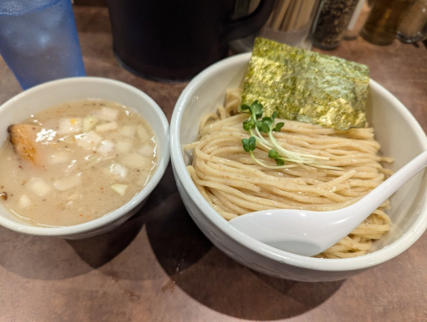 「ホタテ濃厚つけそば980円」@NOODLE VOICEの写真