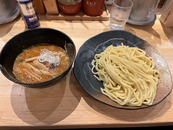 「味噌つけ麺　中盛り」@つけ麺屋 やすべえ 渋谷店の写真