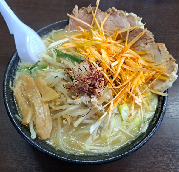 「味噌ラーメン太麺850円」@麺屋結うの写真
