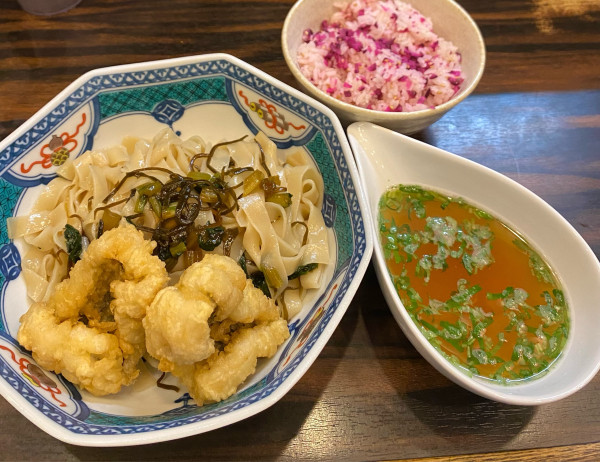 「[限定] 鱧コンソメの天茶漬け仕立て¥2100・他」@稲荷屋の写真