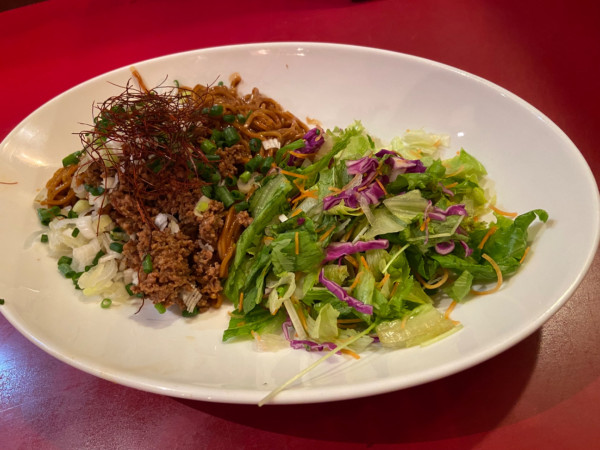 「汁無し坦々麺(900円)」@中華食堂 天海の写真