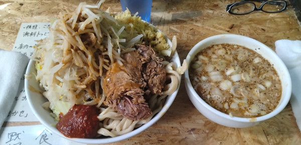 「(限定)胡麻・味噌・豆乳・つけ」@自家製麺 まさき（非乳化） 2号店の写真