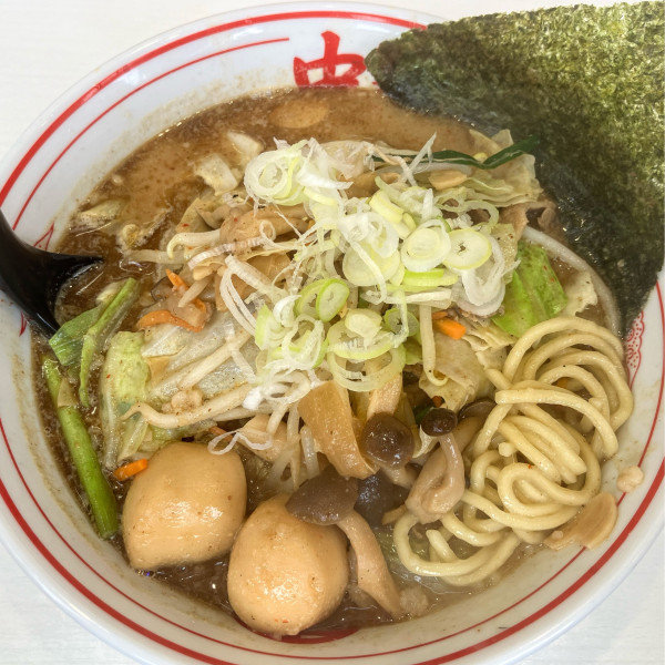 「魚介豆乳タンメン950円【期間限定】烏龍茶CP」@蒙古タンメン 中本 船橋店の写真