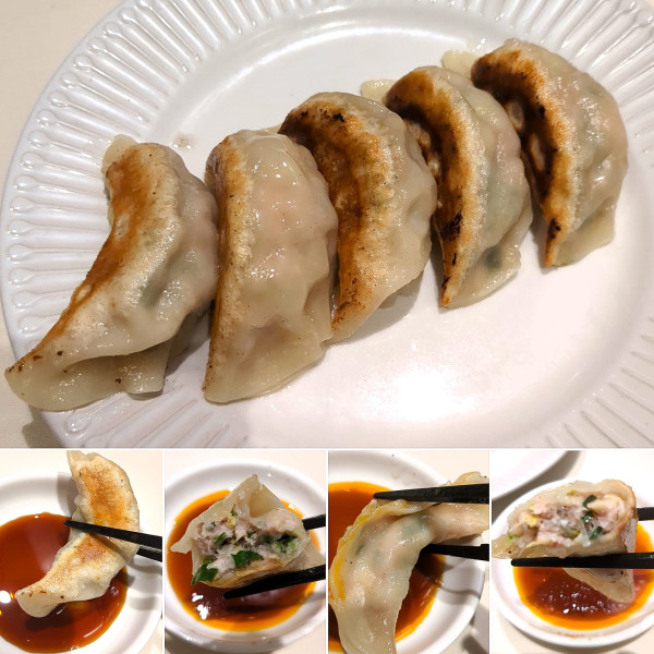 「自家製焼き餃子(5個)　680円」@Chinese Dining 嘉賓 浅草店の写真