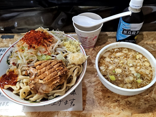 「【限定】胡麻・味噌・豆乳つけ麺(大1枚)」@自家製麺 まさき（非乳化） 2号店の写真