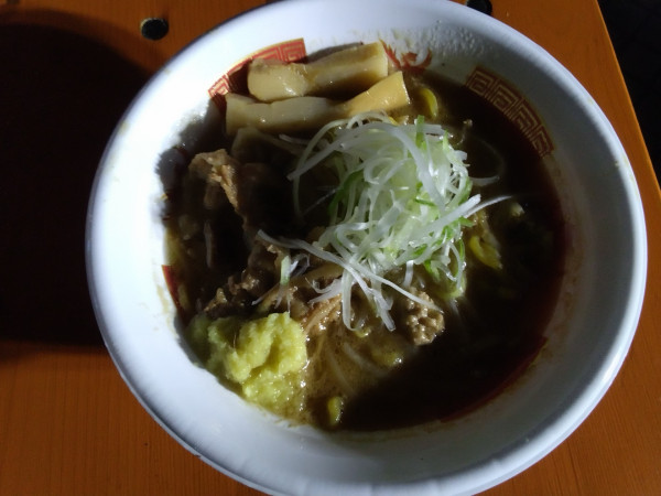 「[札幌らーめん　輝風]元祖肉味噌らーめん」@SUSURUラーメンフェス名古屋supported by サントリーからだを想うオールフリーの写真