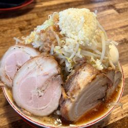 とっぱち郎　並　ニンニクマシ、アブラマシ