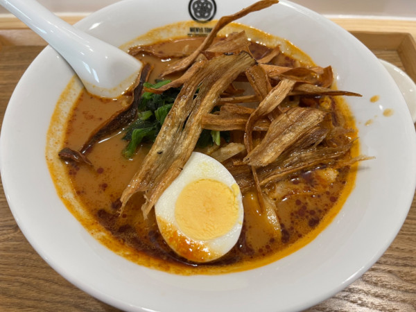 「ラーメン紅蓮（辛味噌カレーラーメン）：1050円」@麺屋 智 室蘭店の写真
