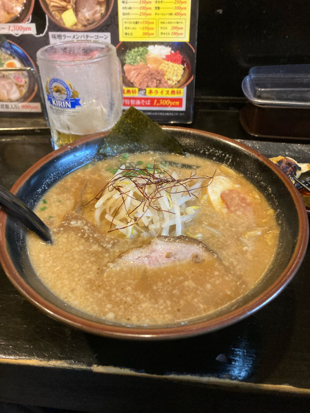 「味噌ラーメン」@麺酒場 れんげの写真
