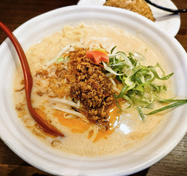 「期間限定　西京味噌󠄀ラーメン＋味噌󠄀チャーハン」@麺場 龍吟 守谷店の写真