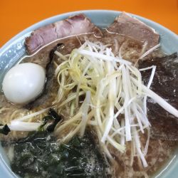 ネギラーメン&サービス茹で卵