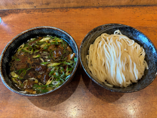「肉醤油つけ麺@1200」@クラッチ ヒッターの写真