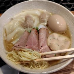 特製·塩(細麺)·麺大盛·ごはん