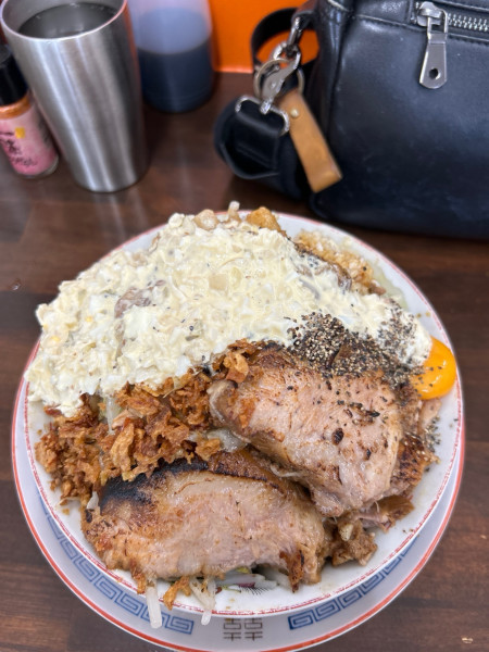 「限定 小 タルタル 肉1枚追加」@らーめん漢道の写真