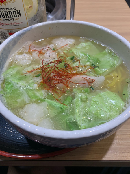 「国産大とろホルモンラーメン」@がってんカルビ さいたま新中里店の写真