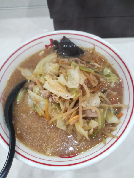 「味噌タンメン(大盛)」@蒙古タンメン中本 高崎店の写真