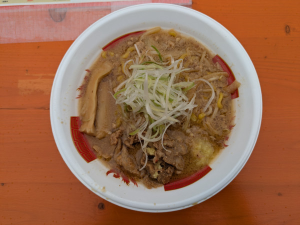 「【札幌らーめん 輝風】元祖肉味噌らーめん」@SUSURUラーメンフェス名古屋supported by サントリーからだを想うオールフリーの写真