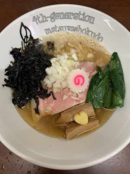 「魚貝らぁ麺(潮)」@4代目松屋食堂の写真