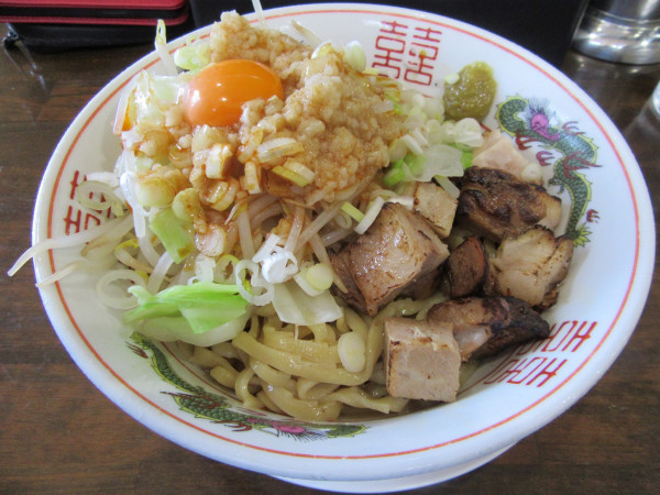 「限定　冷やし豚まぜそば（９９０円）」@濃厚豚ラーメン 活郎の写真