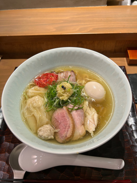 「特製塩ラーメン　手揉み」@饗 くろ㐂の写真