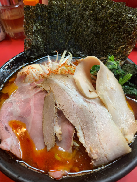 「特製ラーメン(辛し)」@横浜ラーメン とんこつ家 鹿島店の写真