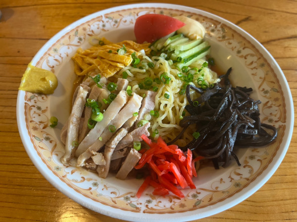 「冷やし中華」@拉麺げんべえの写真