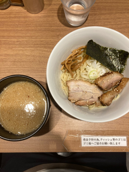 「しおつけ麺 1000円」@風来居 新宿店の写真