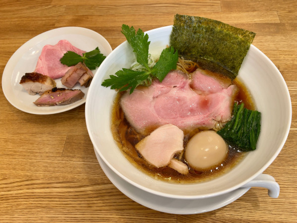 「味玉 肉増し 醤油そば」@中華そば きなりの写真