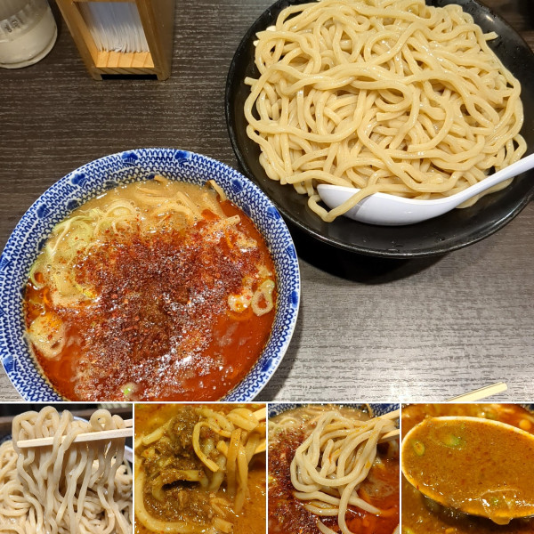 「つけめん麻辣酢(限定/大盛)　1200円」@六厘舎 上野店の写真