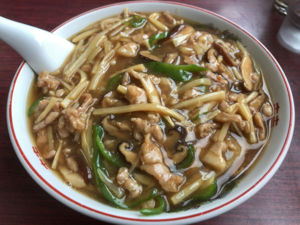 「肉そば(大盛)」@まんぷく亭の写真