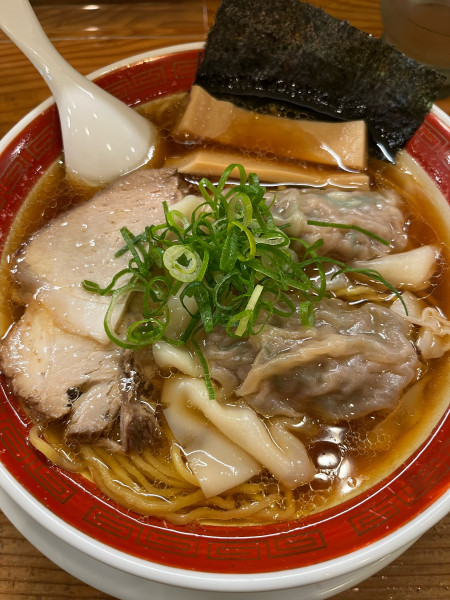 「ワンタン中華そば」@永明中華そば店の写真