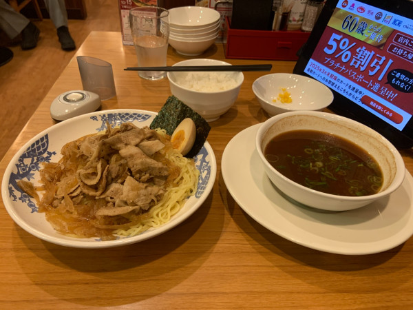 「肉盛つけ麺」@バーミヤン 川越駅東口店の写真